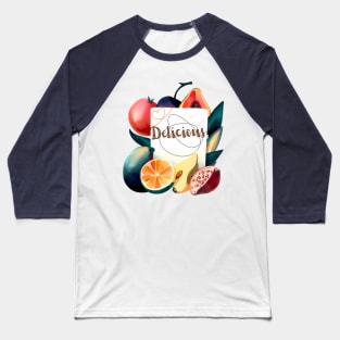 Delicious fruits picked from an organic orchard Baseball T-Shirt